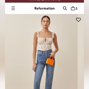 Reformation Cortese Tank Top NEVER WORN